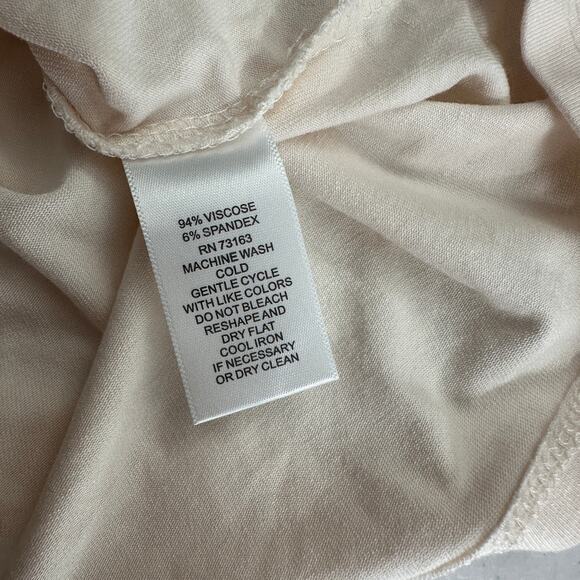 Neiman Marcus Womens Pullover‎ Top Size L Cut Out Sleeves Minimalist Old Money - Picture 4 of 7